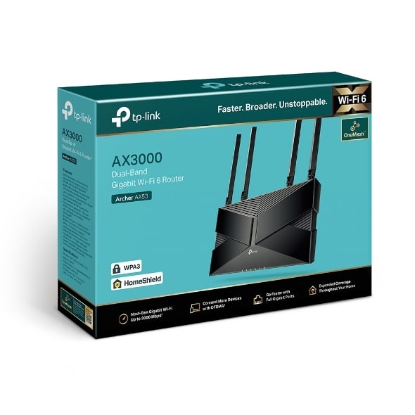 Tplink Router Archer Ax53 Ax3000 Wir Dualband Gigabit Tp-Link