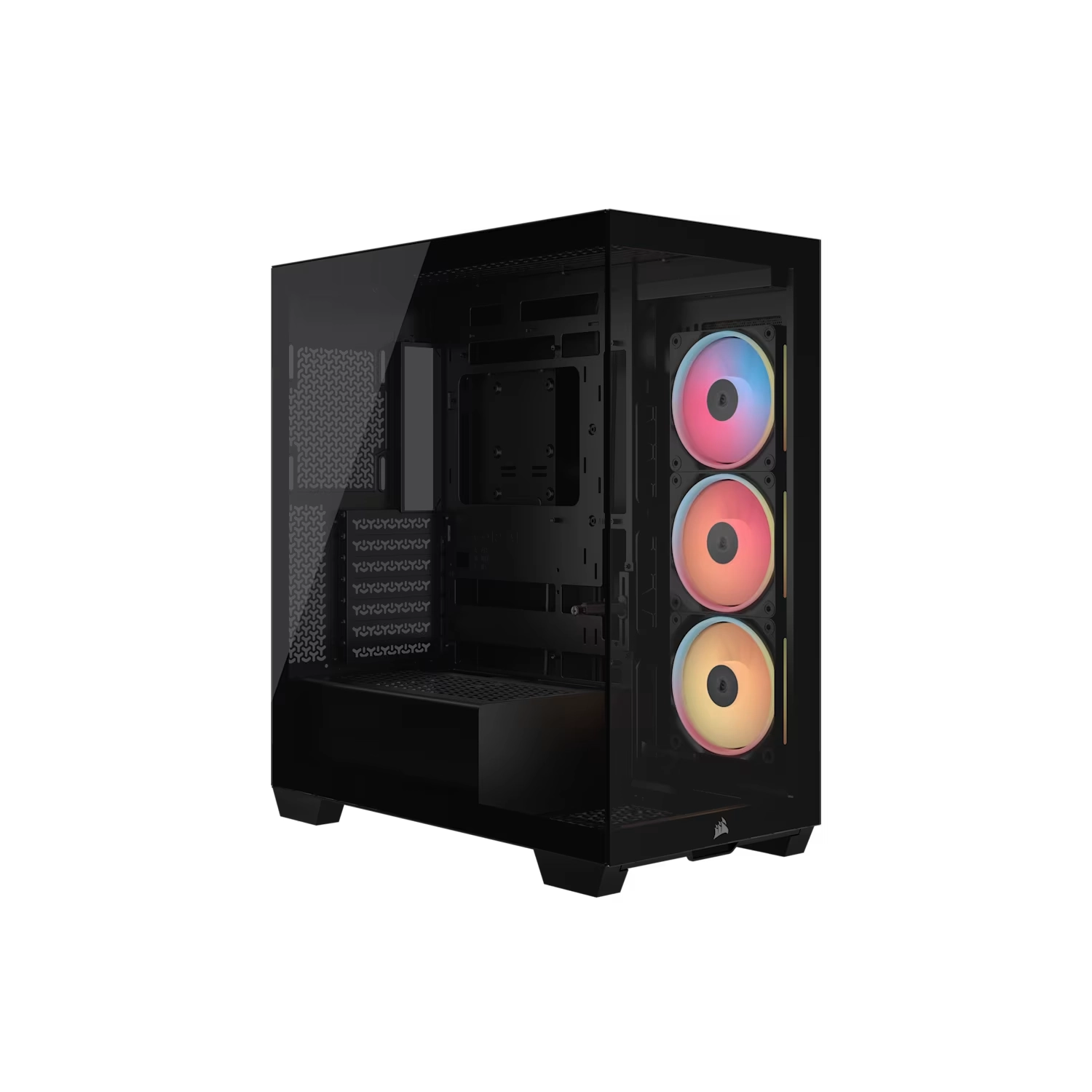 Gabinete Corsair 3500X Lx-R Rgb Icue Link Mid Tower Negro