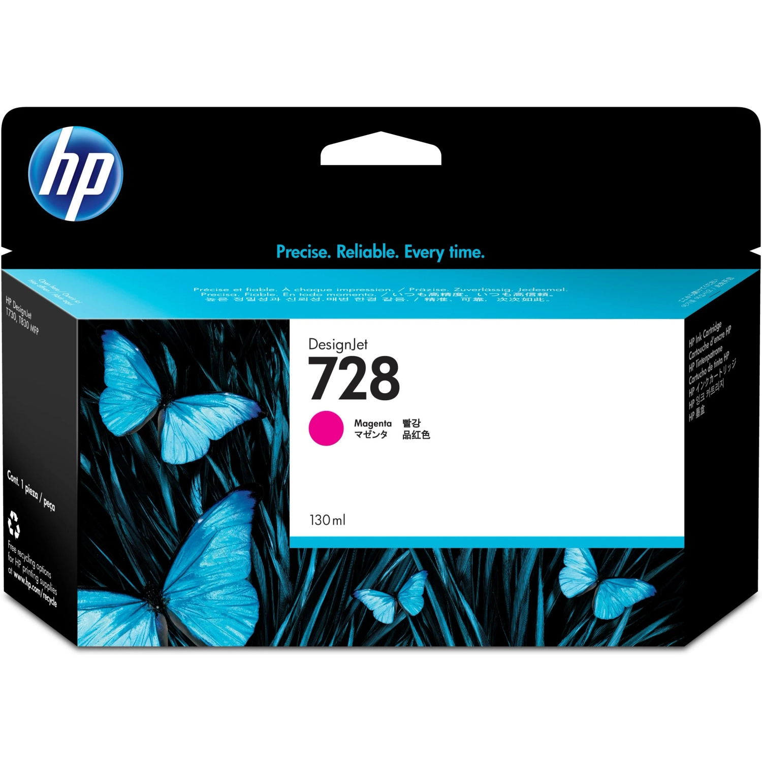 Cartucho De Tinta Plotter Hp   728 Magenta
