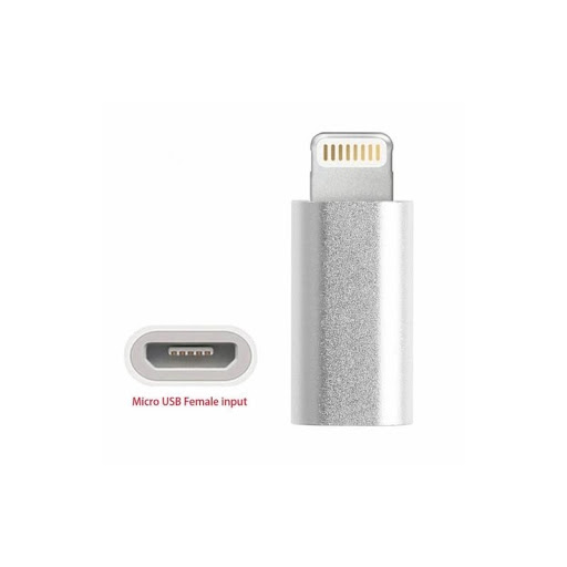 Adaptador Kosmo Micro USB HEMBRA a IPHONE MACHO