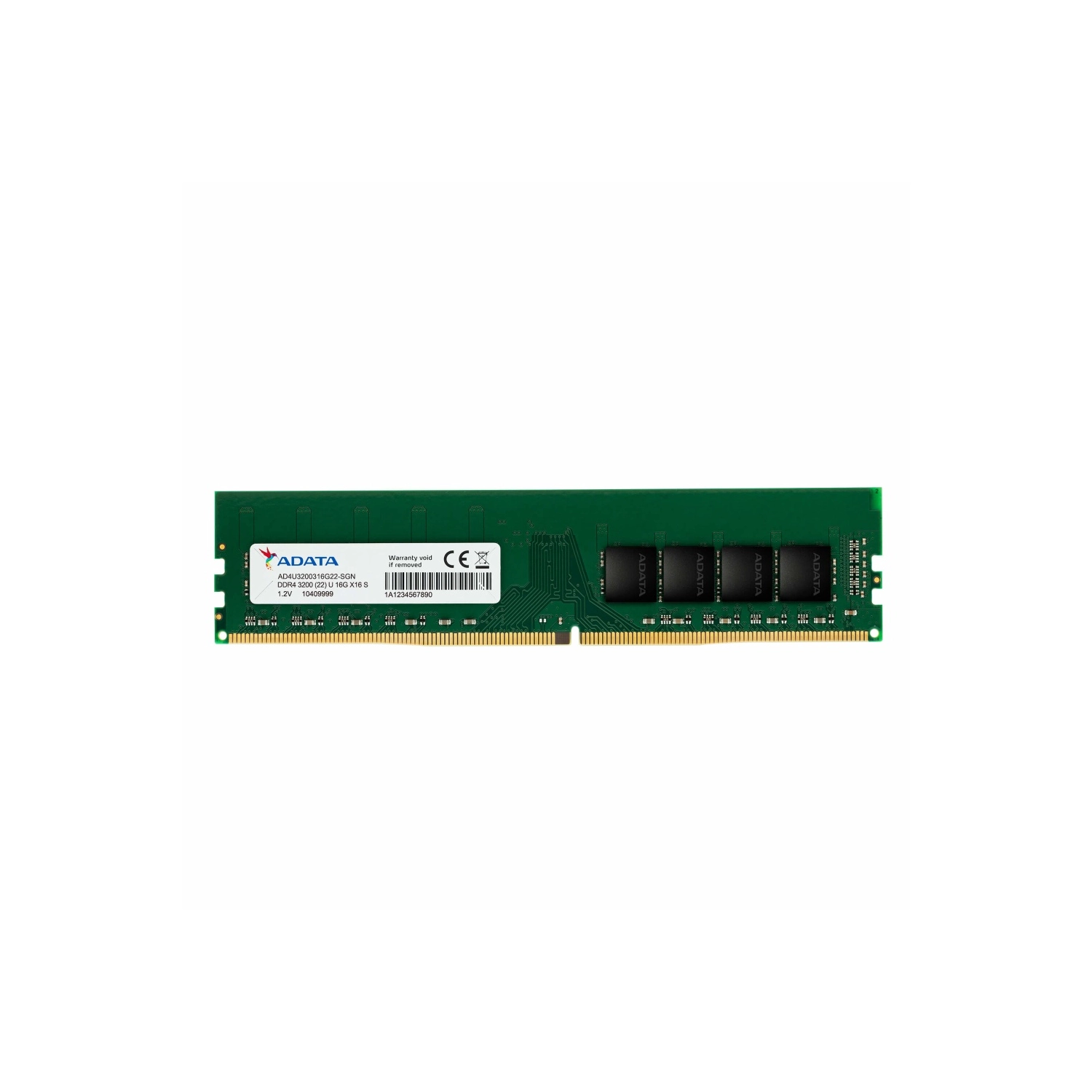 Memoria Ram Udimm Adata 16Gb Ddr4 3200Mhz Cl22  1.2V