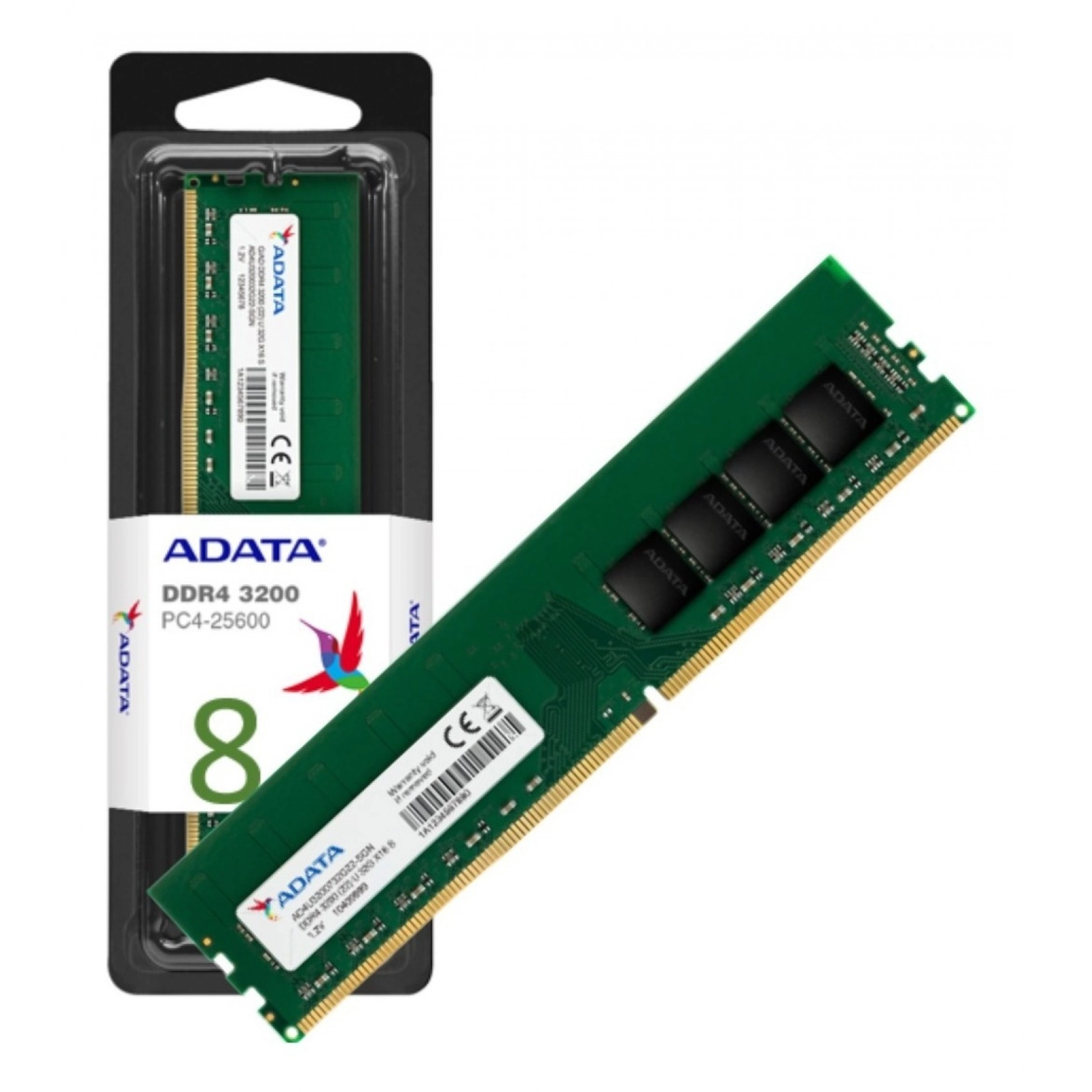 Memoria Ram Udimm Adata 8Gb Ddr4 3200Mhz Cl22  1.2V