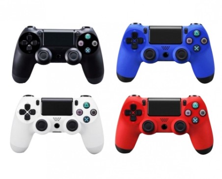 Joystick Ps4 Playstation 4 Bluetooth Incluye Cable Microusb Blanco 