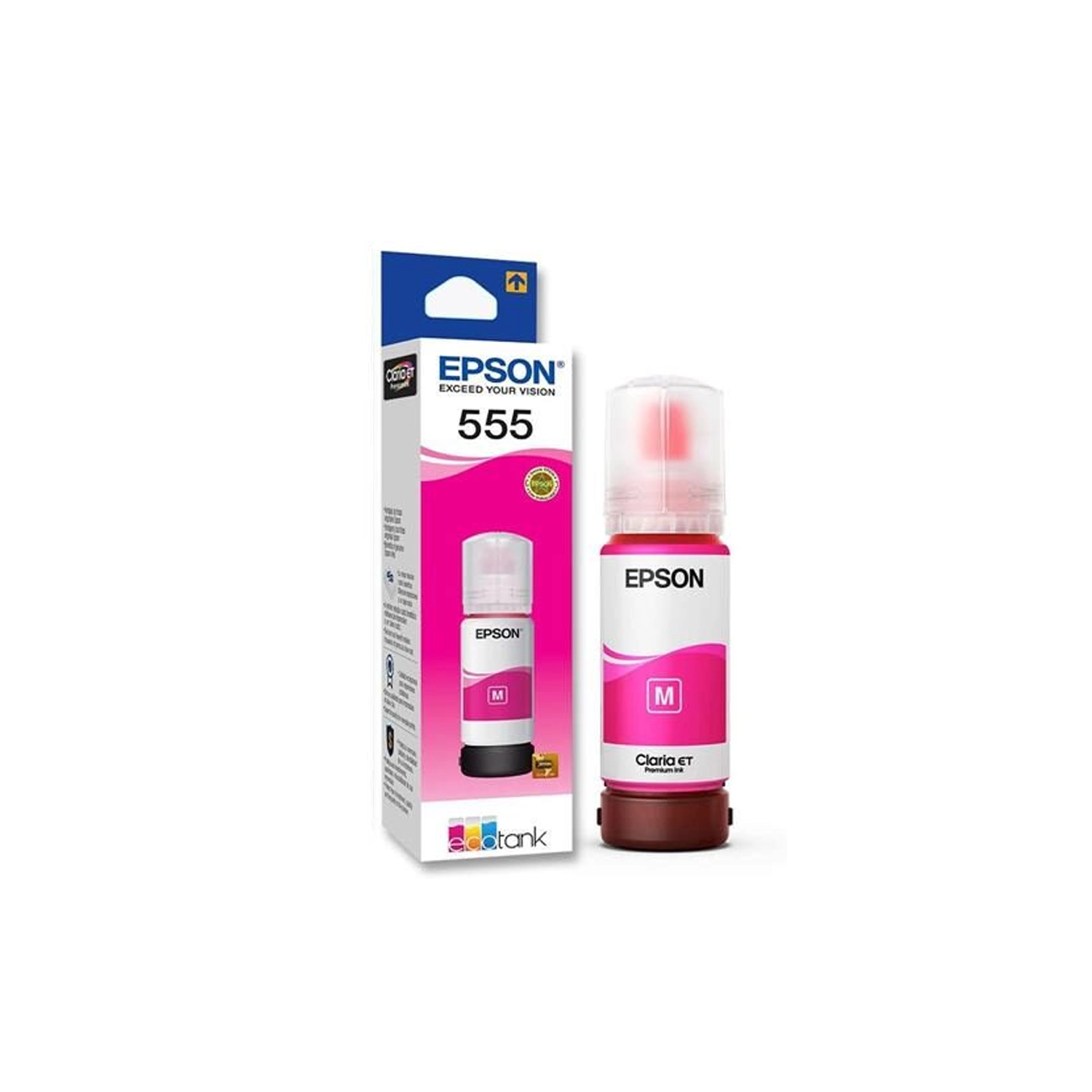 Botella De Tinta Epson 555 Magenta