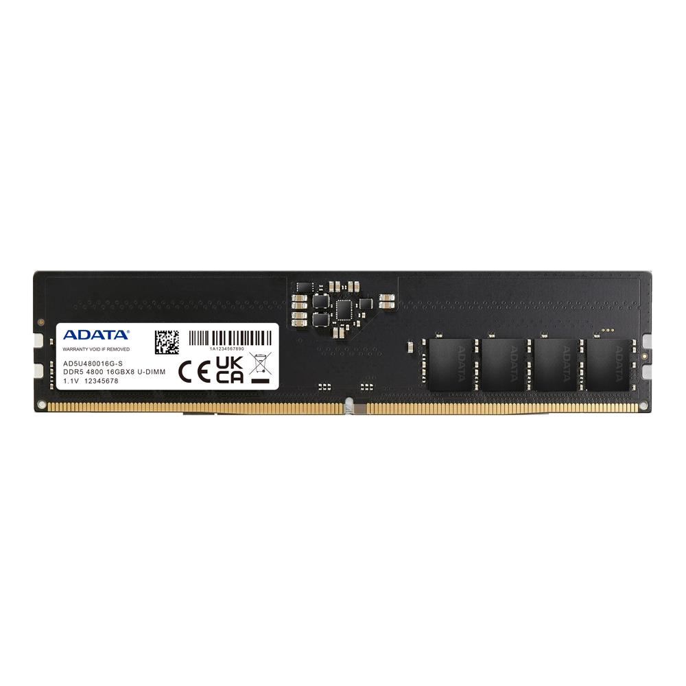 MEMORIA UDIMM ADATA DDR5 16GB 4800MHZ BLISTER (AD5U480016G-S)