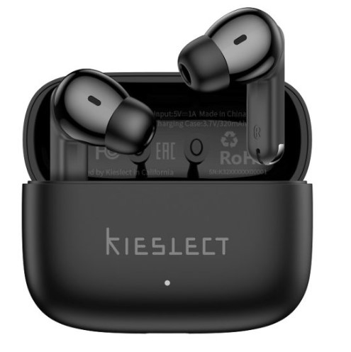 Kieslect Adjustable Earbuds Jetblack Inteligentes Con I.A Traductor De 164 Idiomas , App Ios Android