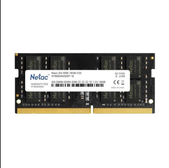 Memoria Netac Basic Sodimm Ddr4 3200 16G C22  (Ntbsd4N32Sp-16)