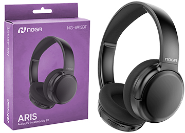 Auricular Vincha Noganet Ng-A915Bt Manos Libres Bluetooth 5.3 Incluye Cable Usb Tipo C Para Cargar