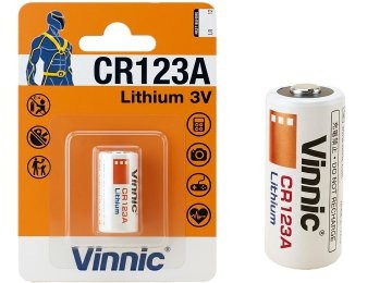 Pila Cr123A Vinnic 3V Litio