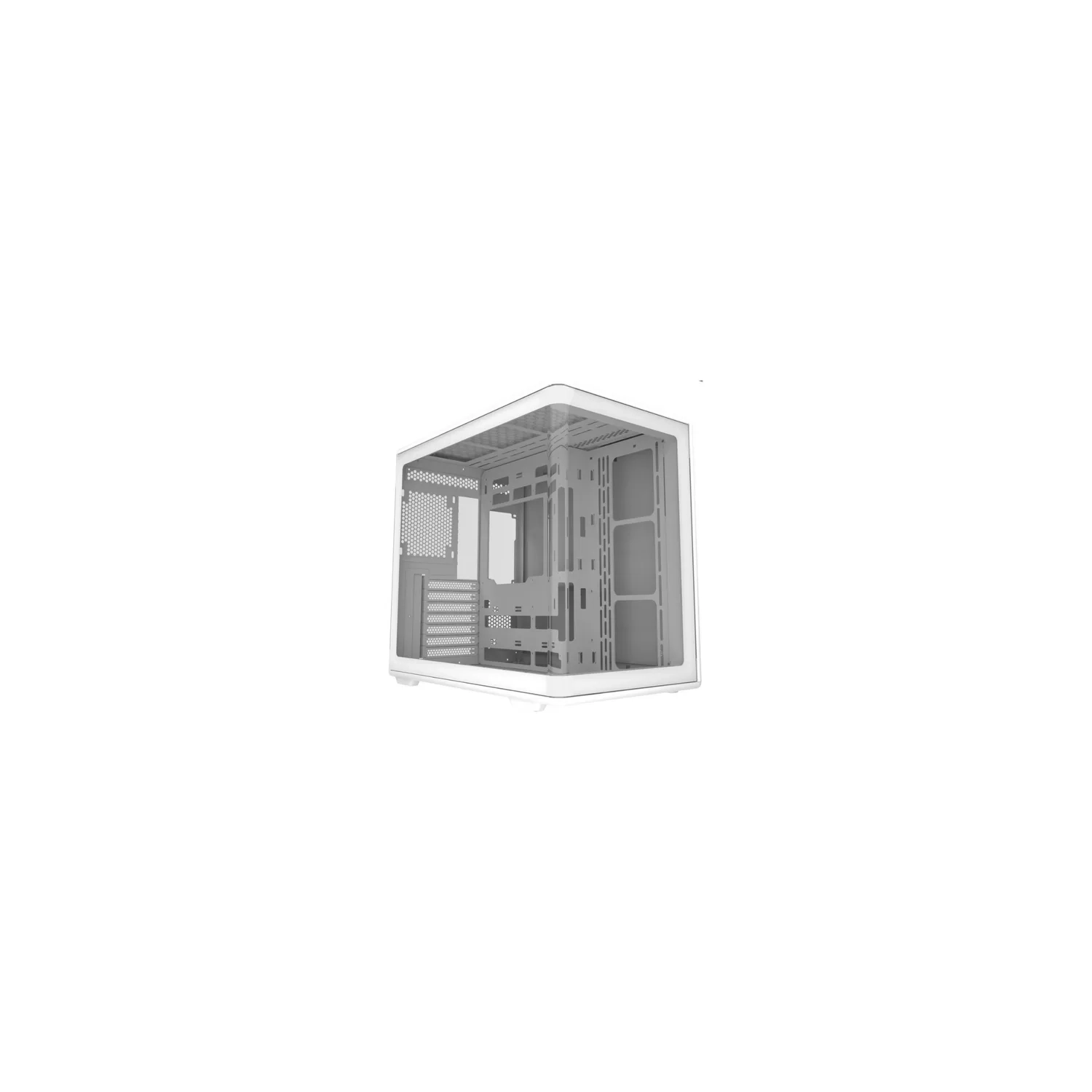 Gabinete Cooler Master Elite 600 Mid Tower 4 Fans Argb Tempered Glass White S/Fuente