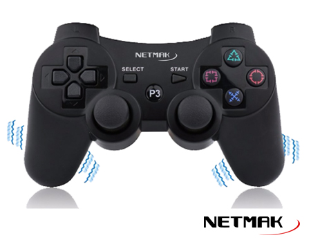 NETMAK NM-P310 - GAMEPAD JOYSTICK PS3 BLUETOOTH BLACK