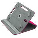 Funda tablet universal Tecnocel Tab diseño/lisa 7&quot;- Gira 360° - ROSA FUCSIA