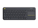 LOGITECH K400 PLUS - TECLADO CON MOUSE PAD TACTIL WIFI TOUCH PC TV