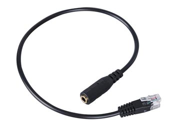 ADAPTADOR RJ9 M A 1 JACK 3.5MM 4 CONTACOTS - AURICULAR + MICROFONO - ANTEDEDOR MANOS LIBRES 14507