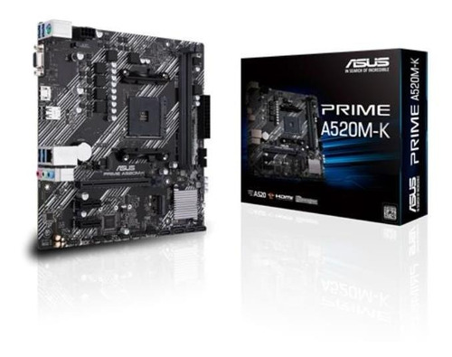 ASUS MOTHERBOARD MB AMD AM4 ASUS PRIME A520M-K RYZEN AM4 3000/4000/5000 SERIES