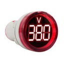 Baw B8Eu974S Mini Voltimetro Digital D29 80-500Vac Rojo