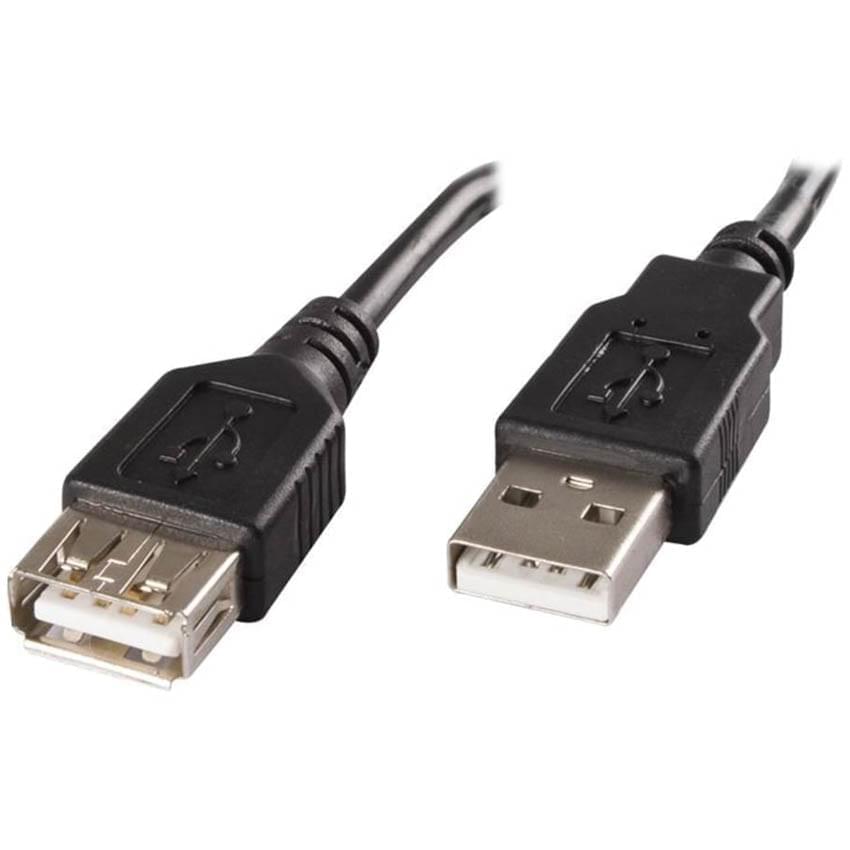 CABLE USB EXTENSION ALARGUE 1.8 MTS - CABLE USB M A USB H TP7539