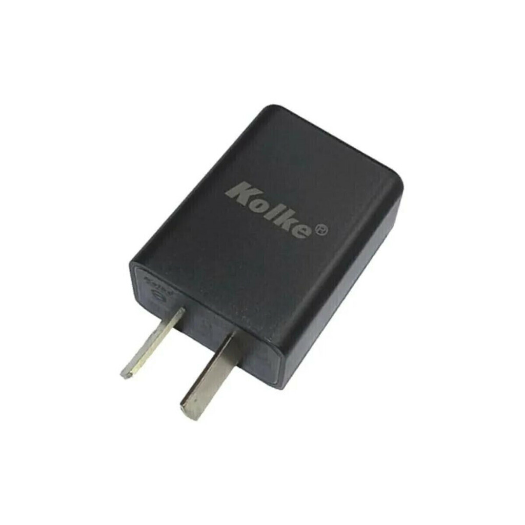 CARGADOR 220V 5V 2A USB H KOLKE NEGRO - NO INCLUYE CABLE