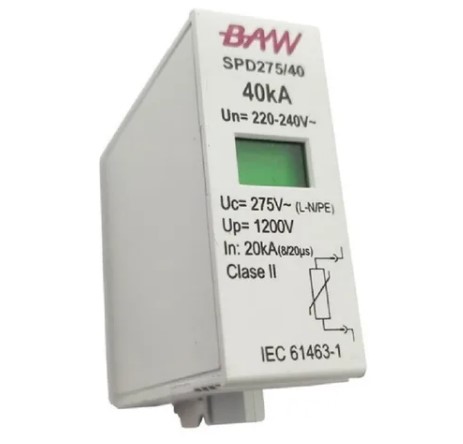 BAW SPD275/40-C - CARTUCHO PARA DESCARGADOR SOBRE TENSIONES SPD275/40