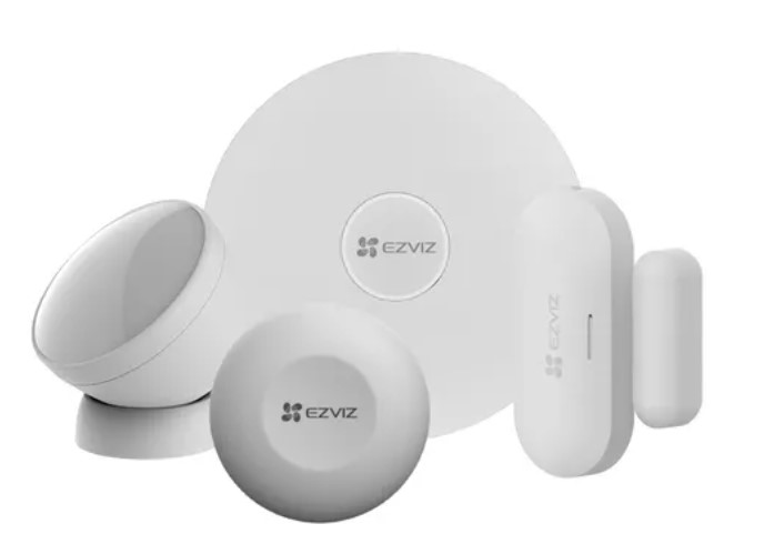 EZVIZ ALARMA KIT CS-B1 SMART HOME CON 4 SENSORES WIRELESS INALAMBRICA SENSORES CONTROL