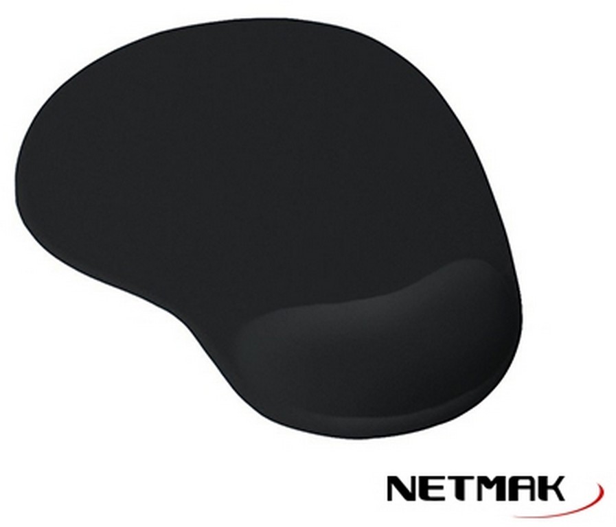 NETMAK NM-PGEL MOUSE PAD GEL BLACK NEGRO