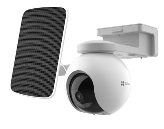 Ezviz Cs-Eb8/Sp-R100 Camara Pt 4G Exterior Bateria 2K Gps Color Vu 3Mpx Con Panel Solar