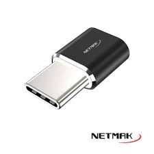 [3945] NETMAK NM-C103 ADAPTADOR TIPO C MACHO A MICRO USB HEMBRA