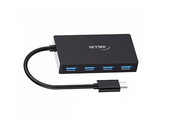 [3947] NETMAK NM-HUBC HUB TIPO C A 4 PUERTOS USB 2.0