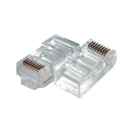 Ficha De Red Rj45 Cat5 Para Cable Utp Redes Cctv B322 Nm-R04