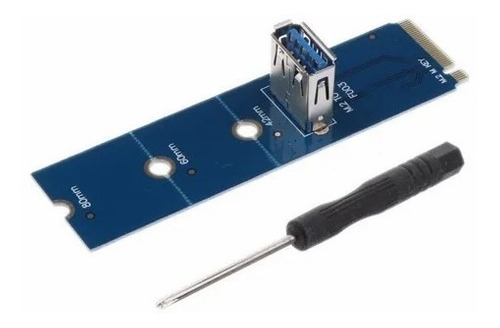 ADAPTADOR NGFF M.2 A PCIE MINERIA RISER M2 A USB3 - CRIPTO (ANGFF-M.2)