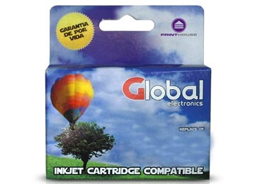 Global Cartucho Hp 664Xl Nuevo Chip Tri-Color 21 Mls