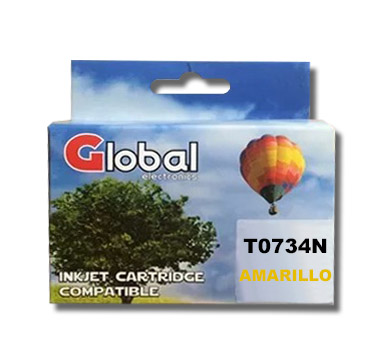 GLOBAL Cartucho alternativo global epson T0734n AMARILLO YELLOW