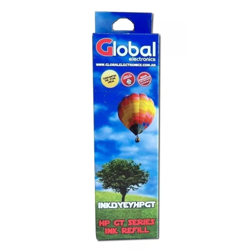 GLOBAL TINTA SUBLIMACION PREMIUM YELLOW BOTELLA 100 CM3