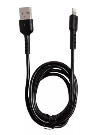 GTC CABLE USB A IPHONE LIGHTNING NEGRO 1MT