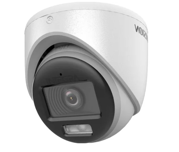 Hikvision Ds-2Ce70Df0T-Lmfs-0280 Cámara Fhd 2Mpx Dual Light Color Vu Domo Metal Con Microfono
