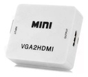 Jahro Jh-001B Adaptador Convertidor De Señal Vga In A Hdmi Out