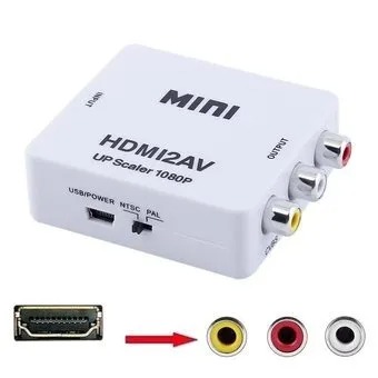 Jahro Jh-003K - Adaptador Conversor Hdmi A Av Rca  