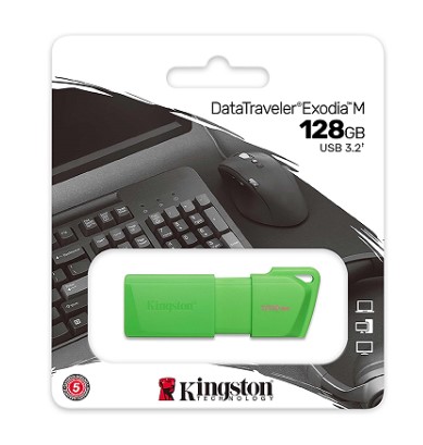 KINGSTON Pendrive KINGSTON 128GB USB 3.2 DTXM NEON (Green)