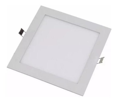 Leymar - Plafon Panel Led Cuadrado Embutir 12W 3000K Calido 17,2 Cm