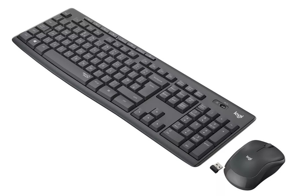 Logitech Mk295 Teclado Mouse Usb Wireless Silent