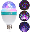 Lampara Giratoria Luces Party Rgb E27 220V Bolichera Fiesta