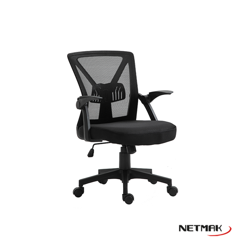 Netmak Nm-Allegra Silla Ergonomica Negra