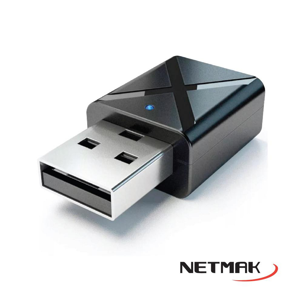 NETMAK NM-BT8 TRANSMISOR Y RECEPTOR BLUETOOTH USB