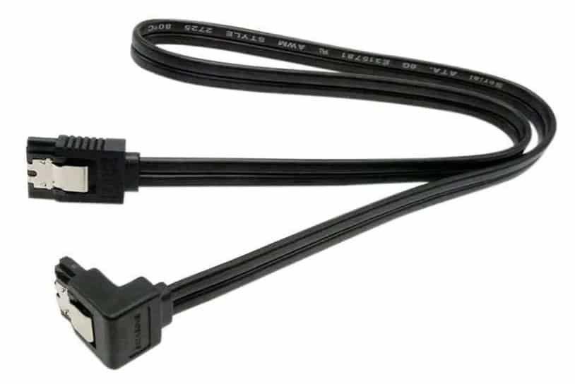 Netmak Nm-C06 Cable Datos Sata Con Trabas Color Negro/Rojo X 1 Unidad