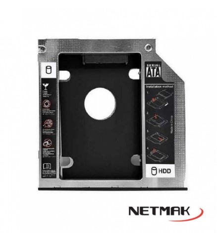 Netmak Nm-Cad2 Caddy Disk Sata 2.5" 12.7 Mm