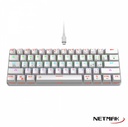 Netmak Nm-Dominate Teclado Gamer Mecanico 60% Blanco