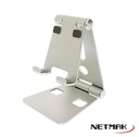 Netmak Nm-Hc54 Soporte Celular De Aluminio Para Mesa