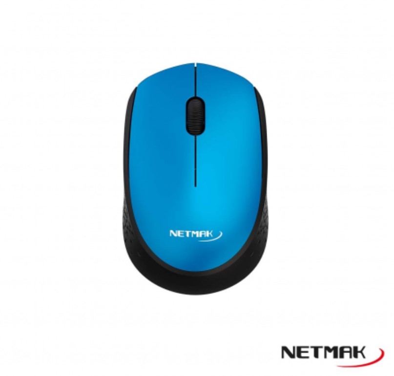 NETMAK NM-M680-B MOUSE USB INALAMBRICO COLOR AZUL