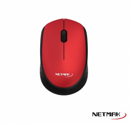 Netmak Nm-M680-R Mouse Usb Inalambrico Color Red Rojo