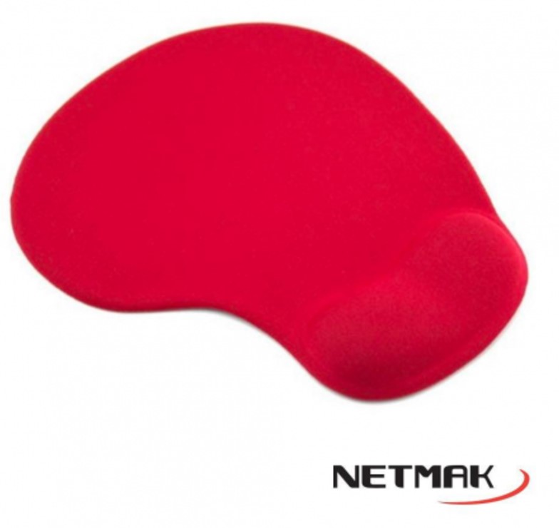 Netmak Nm-Pgel Red Pad Mouse